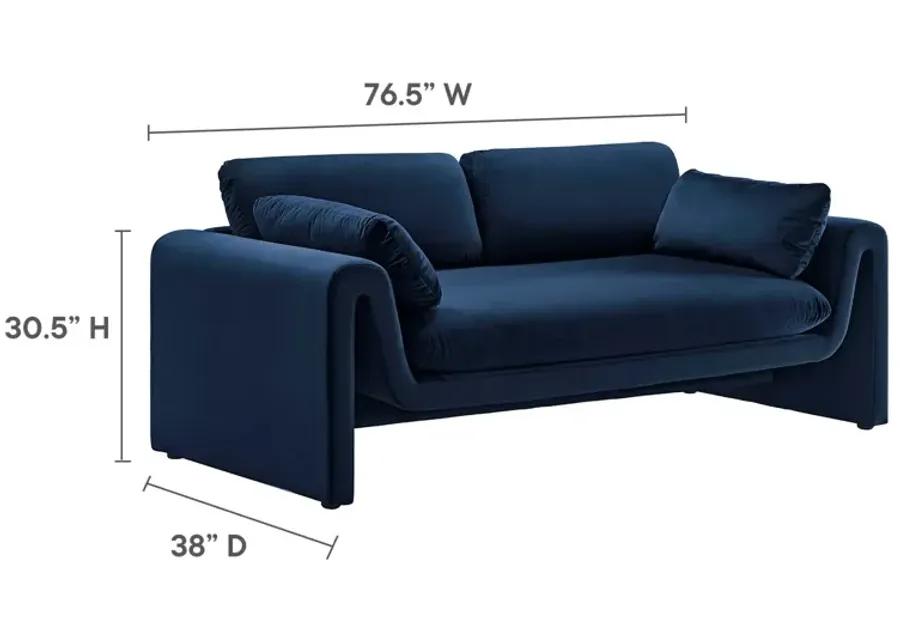 Waverly Performance Velvet Sofa