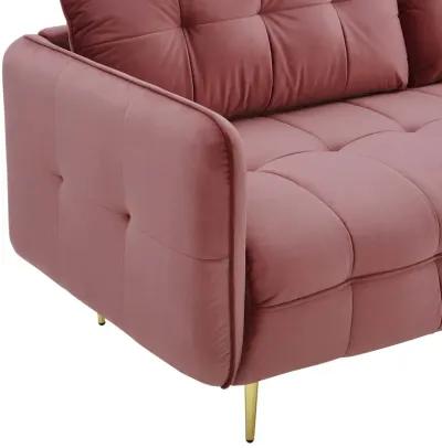 Cameron Tufted Performance Velvet Sofa