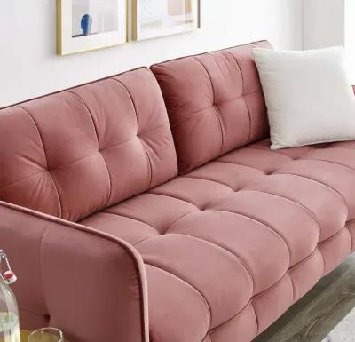 Cameron Tufted Performance Velvet Sofa