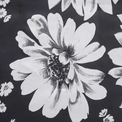 Intelligent Design Maude Black/White Floral Reversible Comforter Set