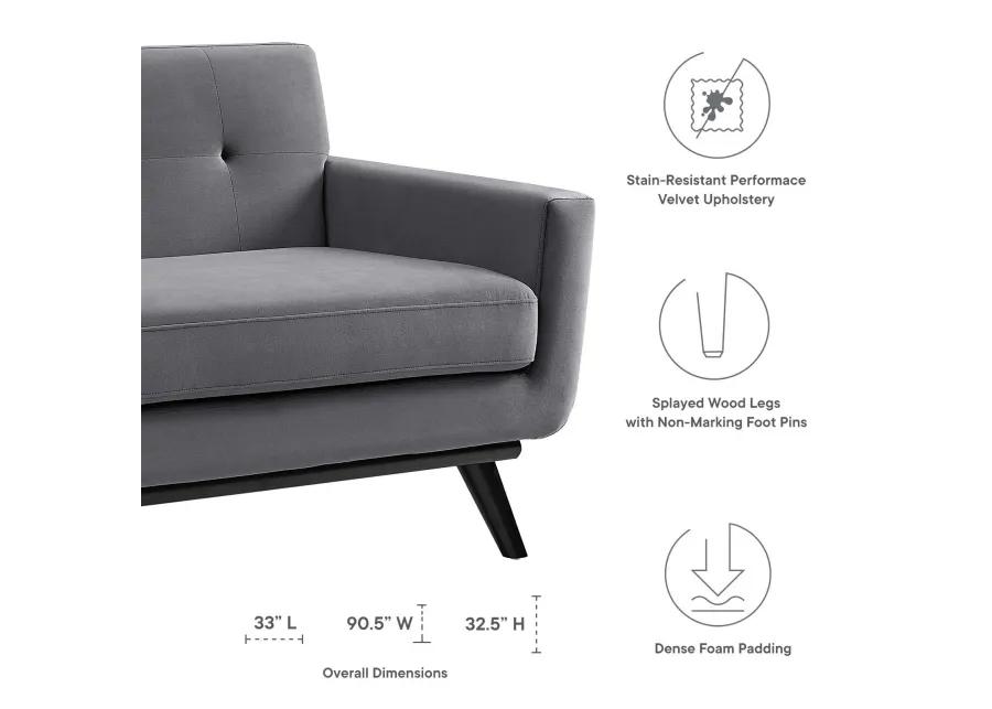 Engage Performance Velvet Sofa