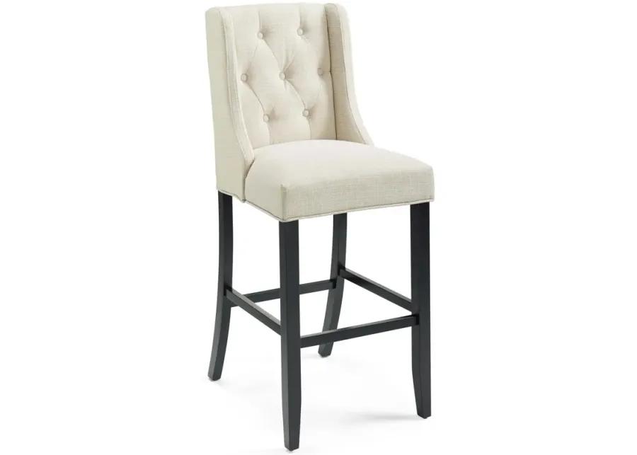 Baronet Bar Stool Upholstered Fabric Set of 2