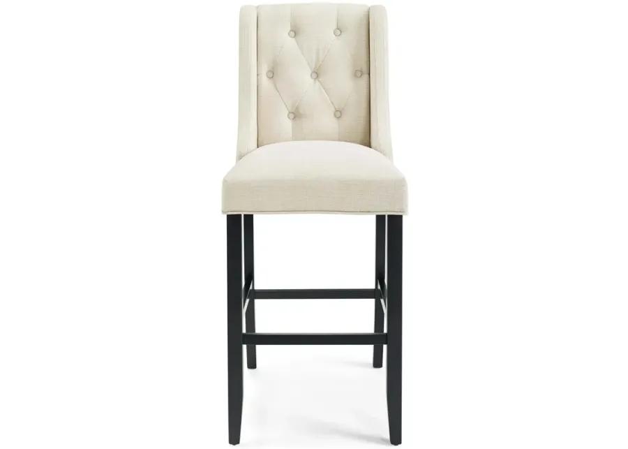 Baronet Bar Stool Upholstered Fabric Set of 2