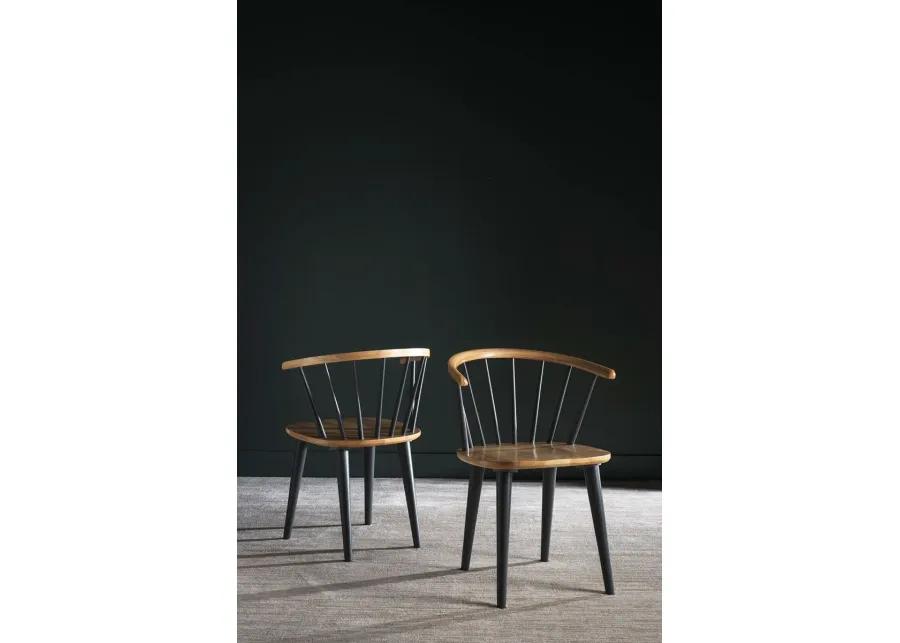 BLANCHARD 18''H CURVED SPINDLE SIDE CHAIR - Set of 2