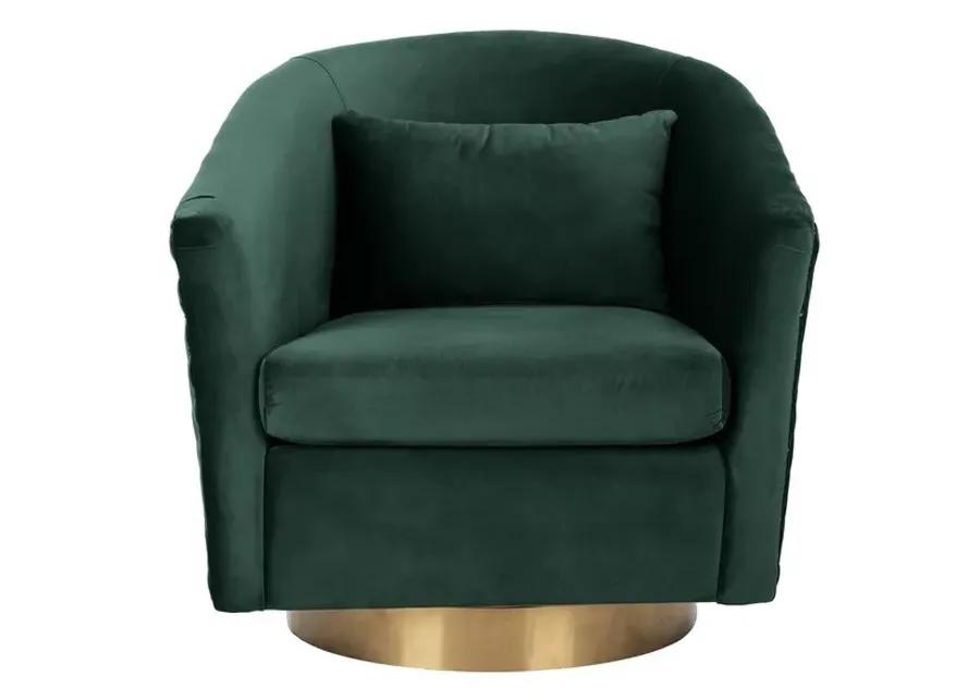 Clara Quilted Swivel Tub Chair