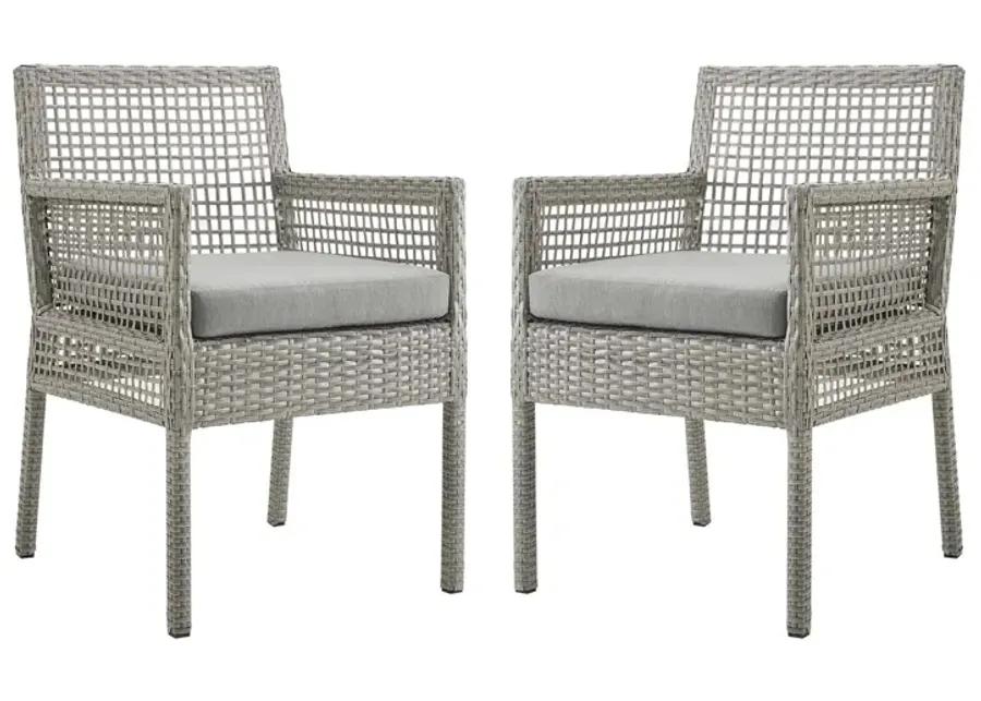 Aura Outdoor Patio Dining Armchair - Set of 2