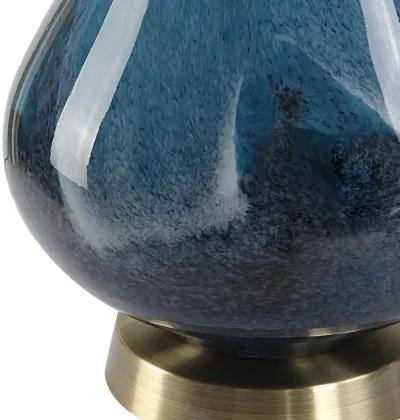 Riviera Art Glass Table Lamp