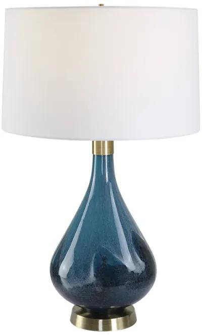 Riviera Art Glass Table Lamp