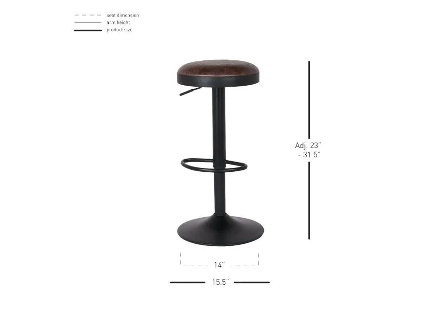 Juno Gaslift Bar Stool - Set of 2