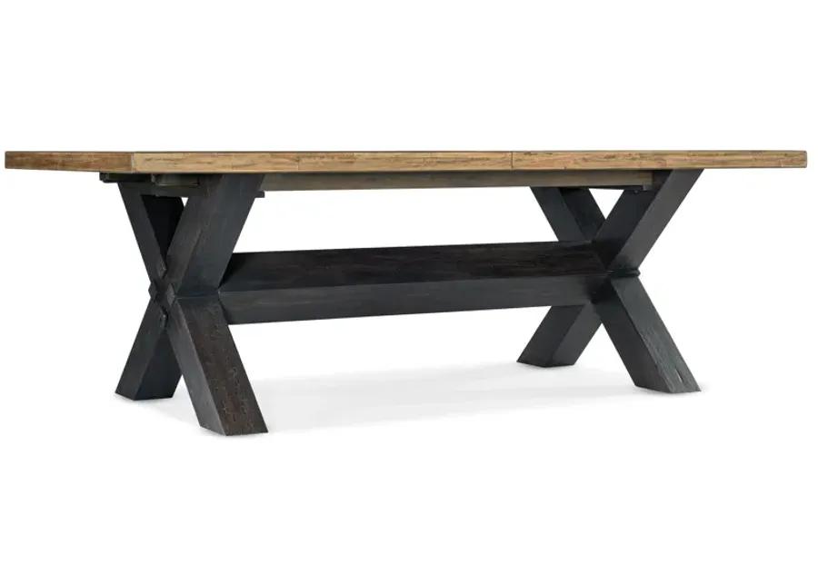 Big Sky Trestle Dining Table w/2-20in leaves