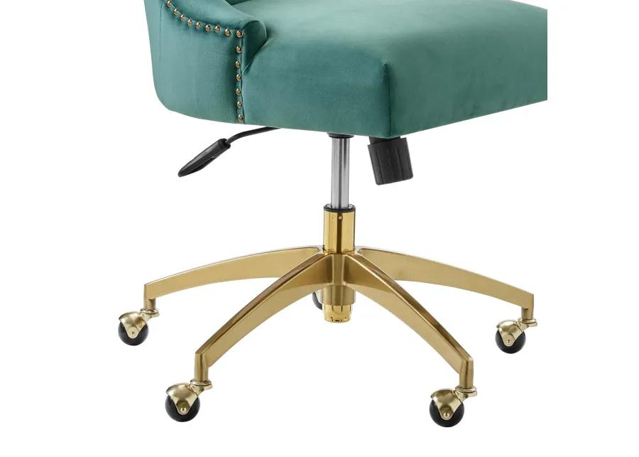 Empower Channel Tufted Performance Velvet Office Chair