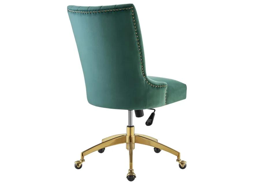 Empower Channel Tufted Performance Velvet Office Chair