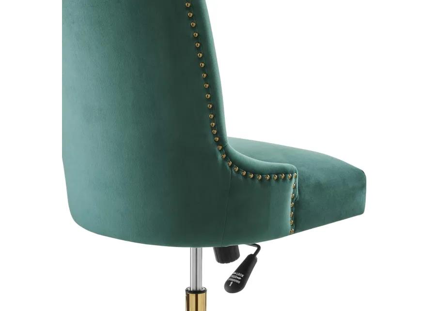 Empower Channel Tufted Performance Velvet Office Chair