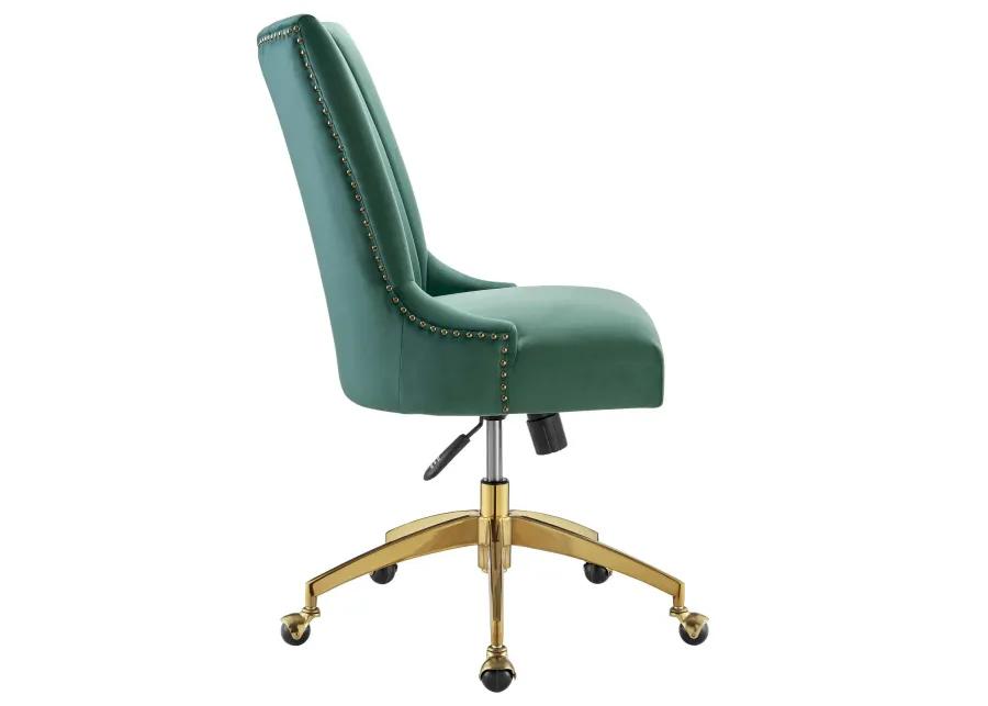 Empower Channel Tufted Performance Velvet Office Chair