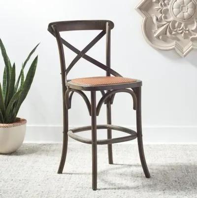 FRANKLIN X BACK COUNTER STOOL