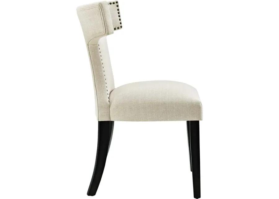 Curve Fabric Dining Chair