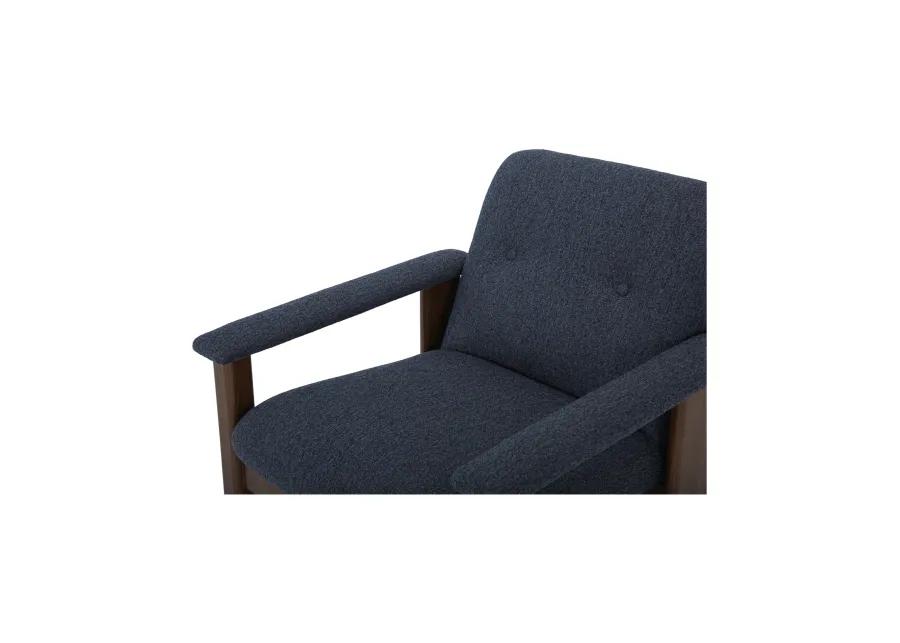 Parker Lounge Chair Dark Blue