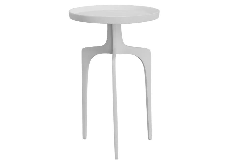 Kenna White Accent Table