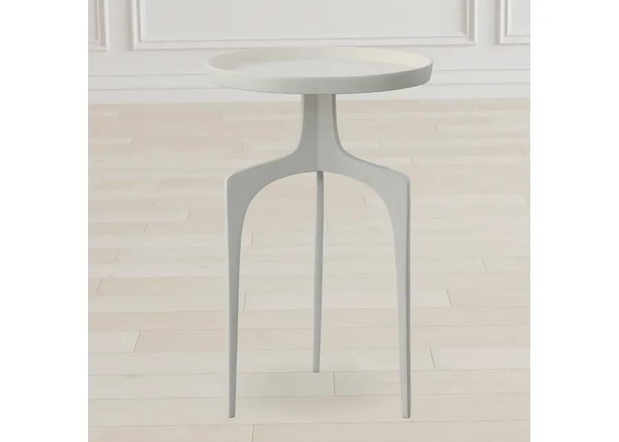 Kenna White Accent Table