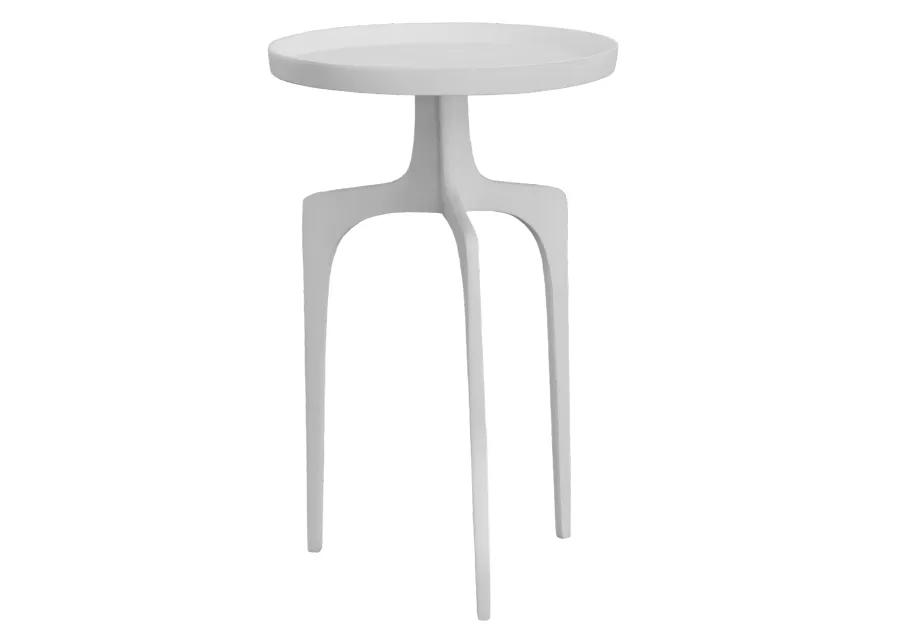 Kenna White Accent Table