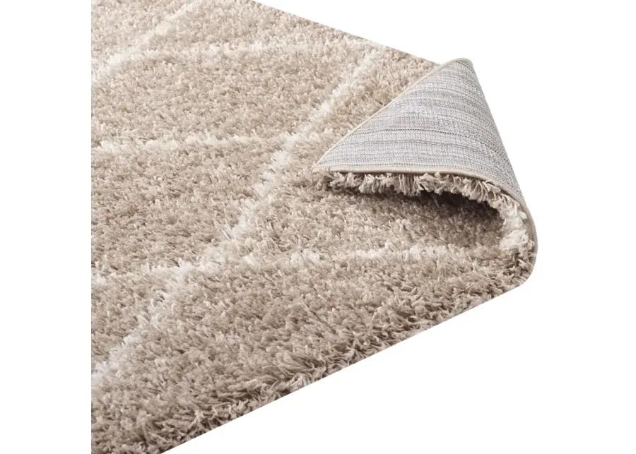 Toryn Diamond Lattice 5x8 Shag Area Rug