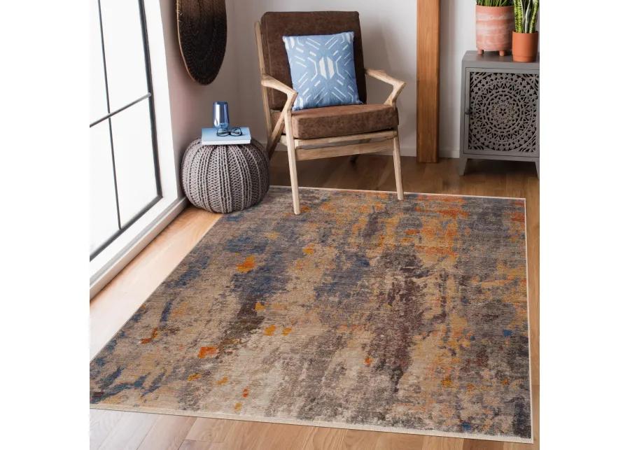 Hana Distressed Desert Modern Abstract Area Rug 7'9" x 10'