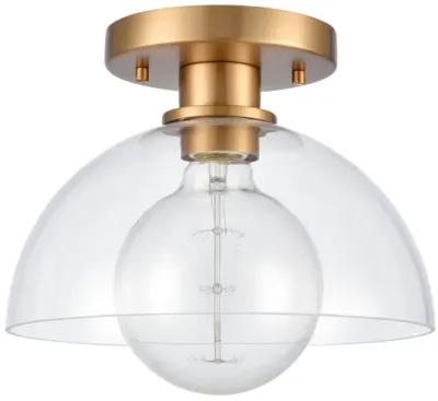 Julian 10'' Wide 1-Light Semi Flush Mount - Brushed Gold