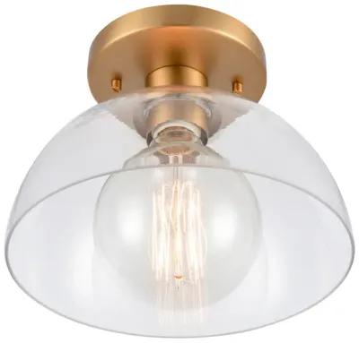 Julian 10'' Wide 1-Light Semi Flush Mount - Brushed Gold