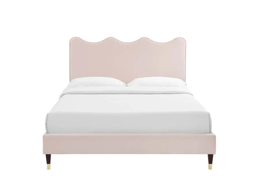 Current Performance Velvet Full Platform Bed