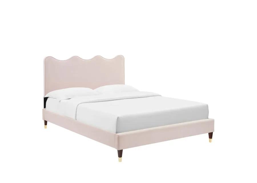 Current Performance Velvet Full Platform Bed