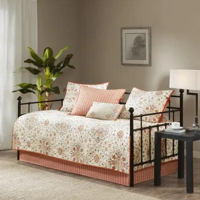 Madison Park Tissa Ivory 6 Piece Reversible Daybed Cover Set