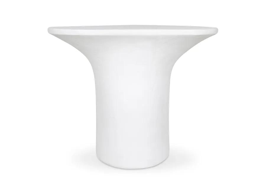 Yumi Outdoor Accent Table White