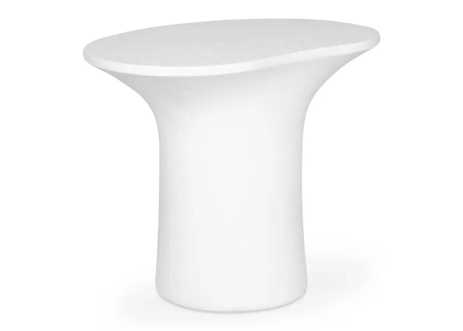 Yumi Outdoor Accent Table White