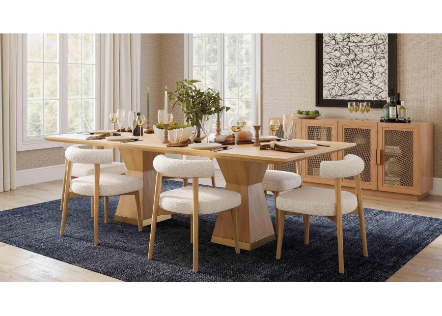 Nolan Natural Wood Dining Table