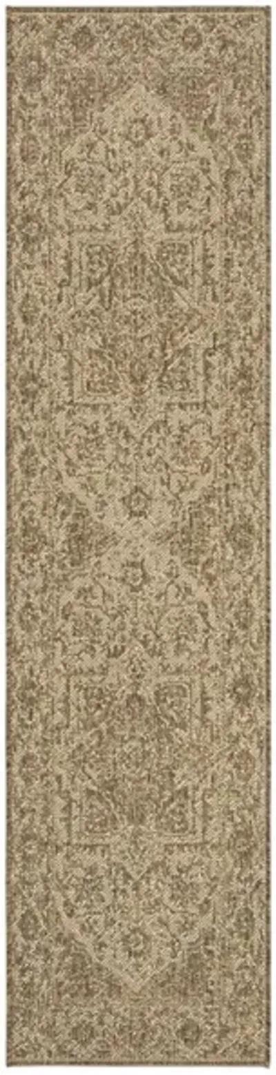 LINDEN 139 Collection LND139C-212 Cream / Beige 2'-2" X 12'