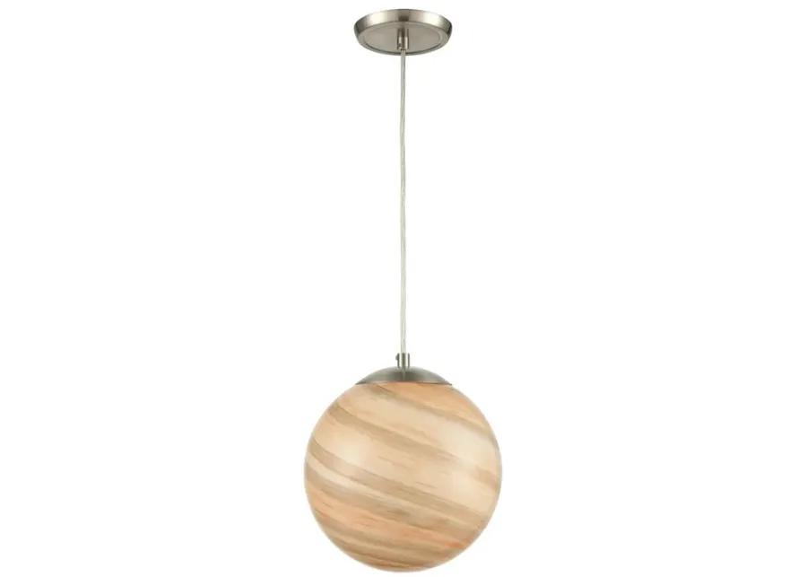 Planetario 10" Wide 1-Light Mini Pendant - Satin Nickel