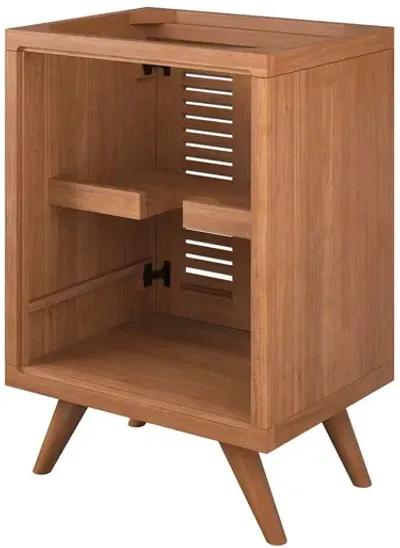 Birdie 24" Teak Wood Bathroom Vanity Cabinet (Sink Basin Not Included)