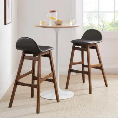 Juno Wood Bar Stool - Set of 2