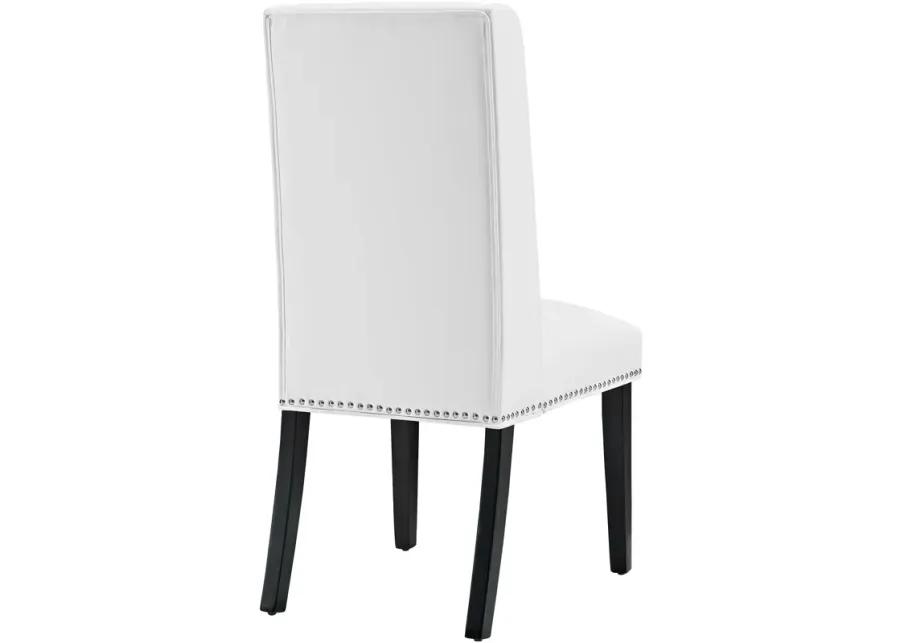 Baron Dining Chair Vinyl Set of 2