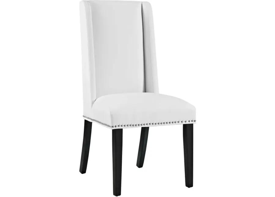 Baron Dining Chair Vinyl Set of 2