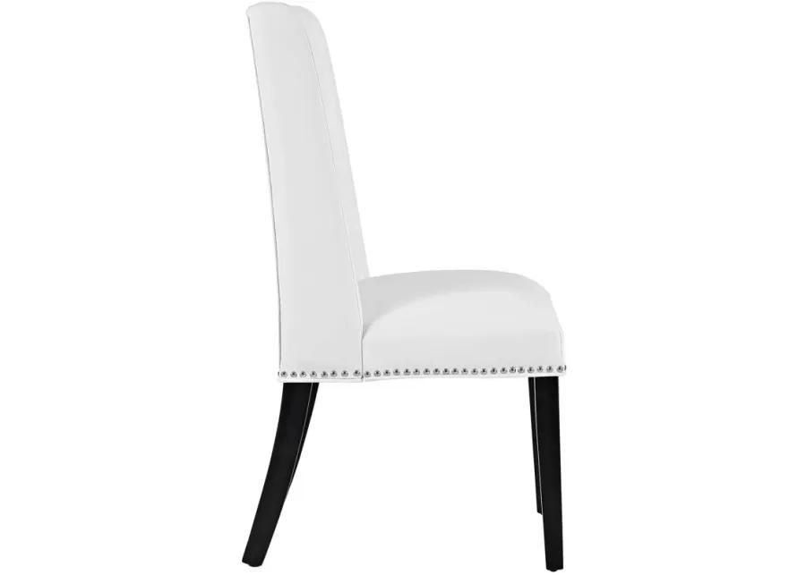 Baron Dining Chair Vinyl Set of 2