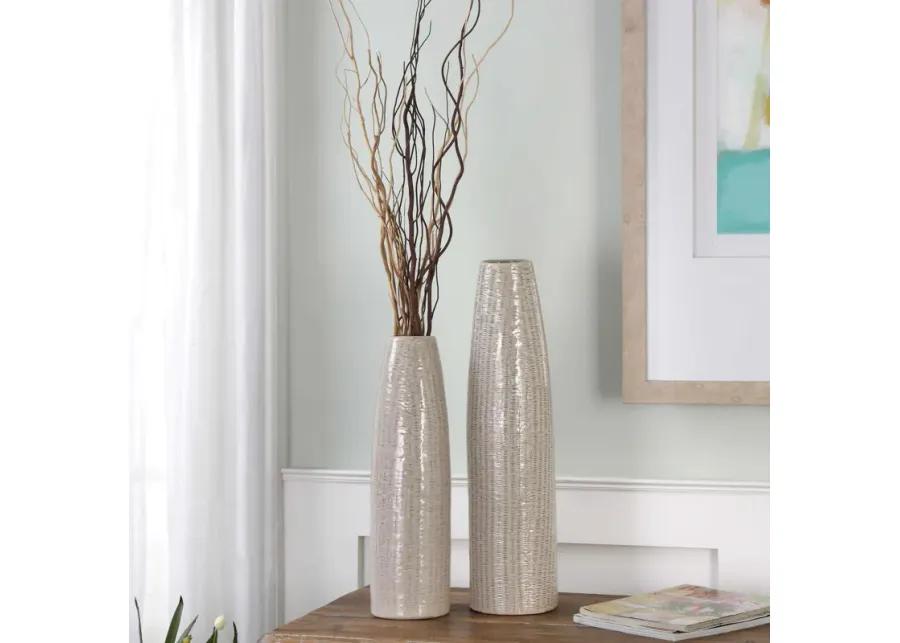 Sara Textured Vases - Set of 2