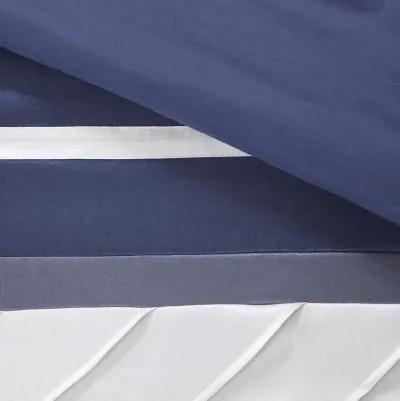 Madison Park Blaire Navy 7 Piece Comforter Set