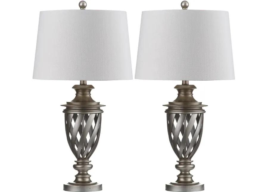 Byron 28.5-Inch H Urn Table Lamp - Set of 2