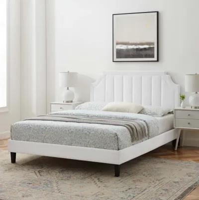 Sienna Performance Velvet King Platform Bed