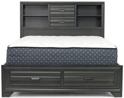 Andes Wall Bed in Charcoal, Queen