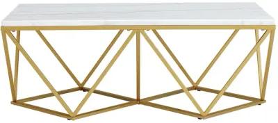 Conner Coffee Table in Marble/Gold