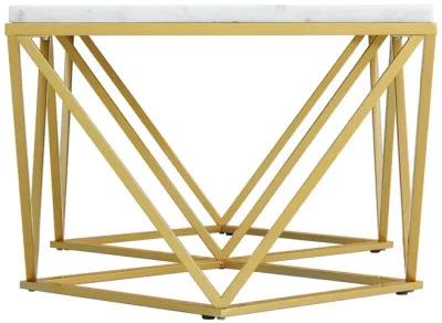 Conner Coffee Table in Marble/Gold