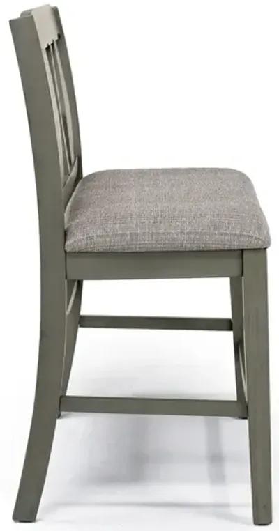 Napa Counter Height Bench in Gray