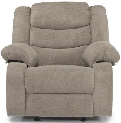 Kelsey Gliding Recliner in Light Brown